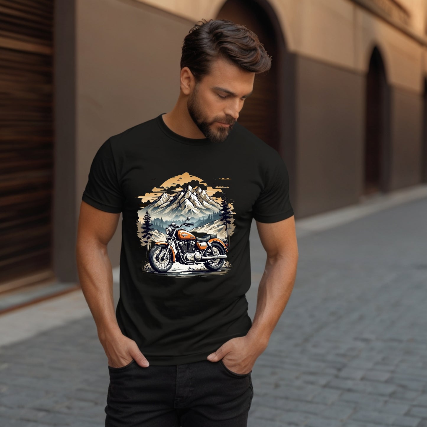 BIKER T SHIRT